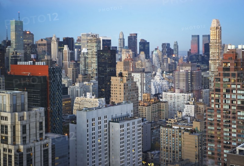 USA, New York City, Manhattan skyline. Photo : fotog