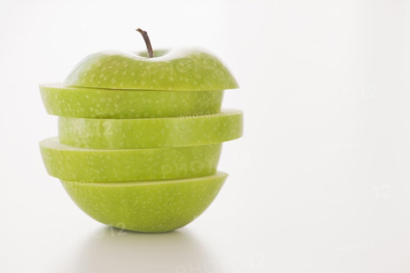 Sliced apple. Photo : Daniel Grill