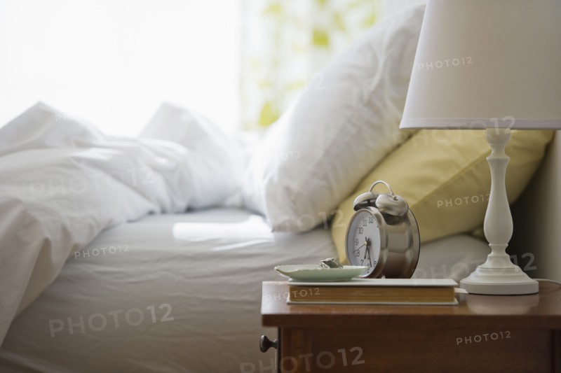 USA, New Jersey, Jersey City, Morning in bedroom.
