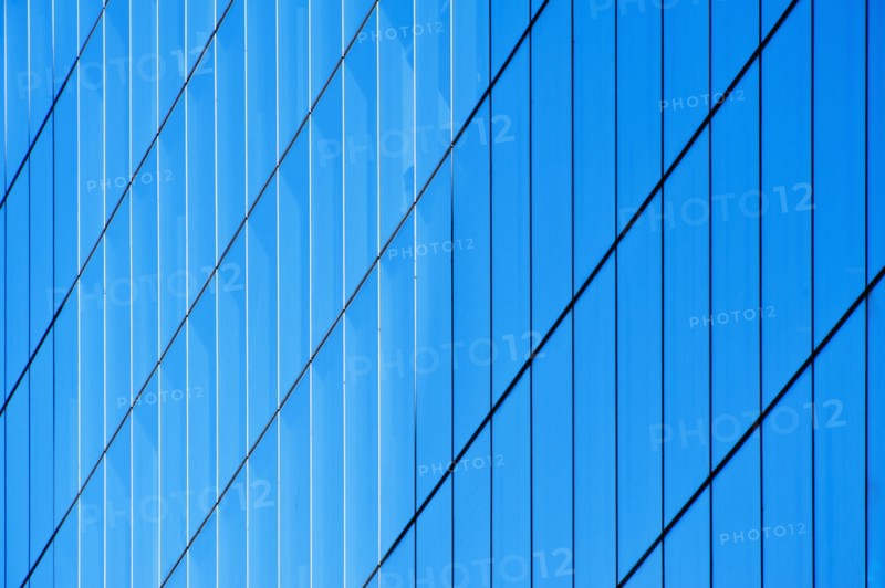 USA, New York, New York City, Windows of office block.