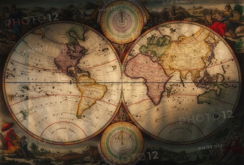 Antique world map.