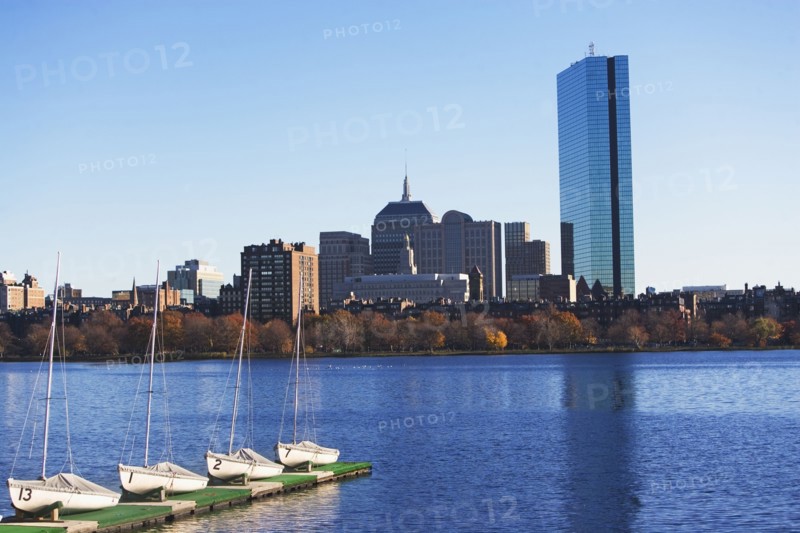 USA, Massachusetts, Boston skyline. Photo : fotog