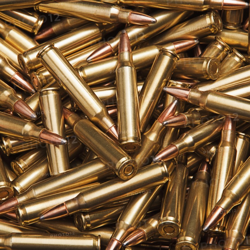 Pile of bullets. Photo : Mike Kemp
