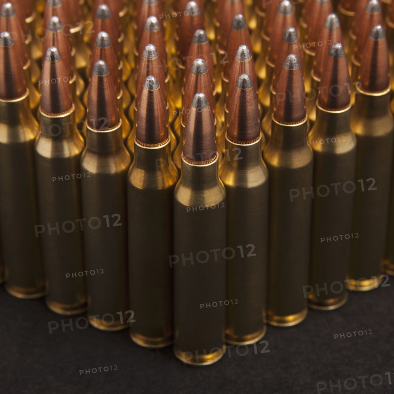 Rows of bullets. Photo : Mike Kemp