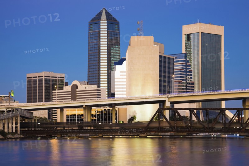 USA, Florida, Jacksonville skyline. Photo : Henryk Sadura