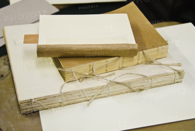 Book binding workshop.