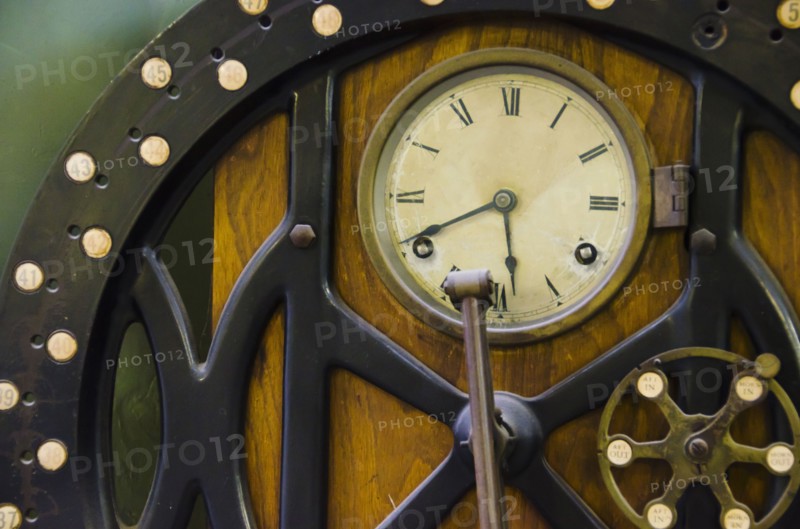 Antique clockworks.