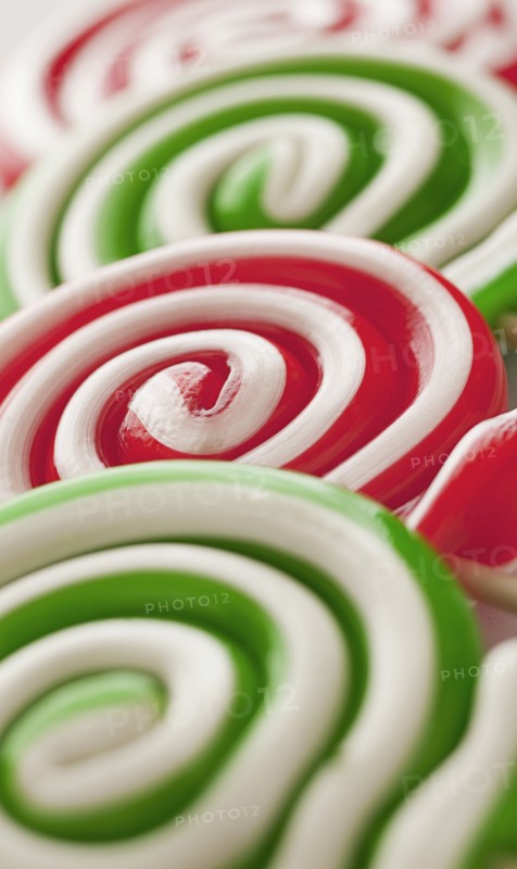 Studio Shot of lollipops. Photo : Mike Kemp