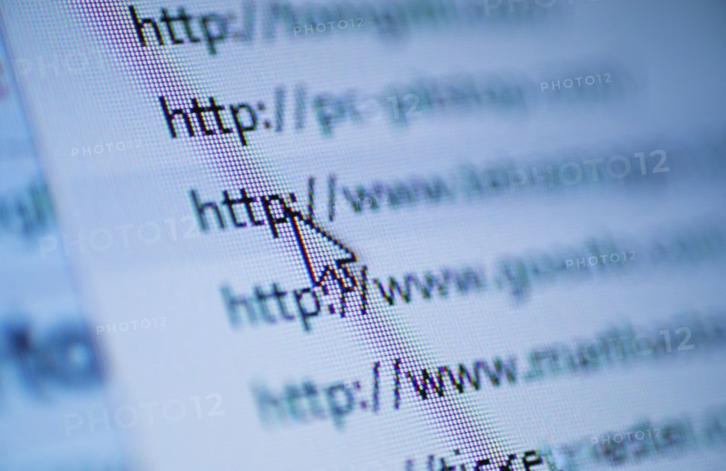 Website displayed on screen.