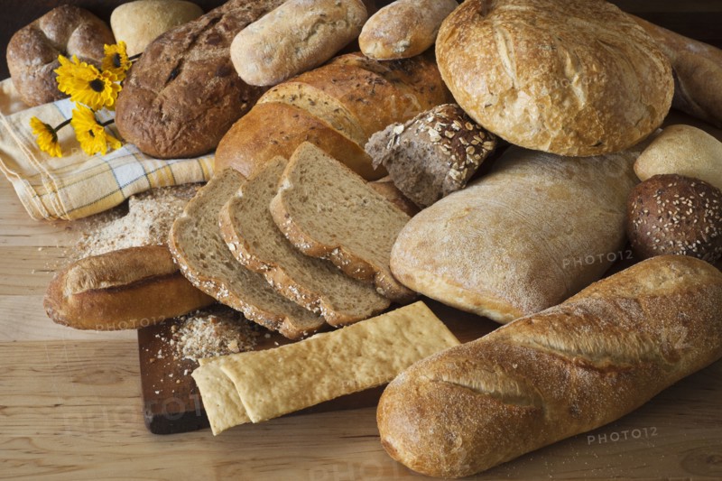 Variation of baked goods.