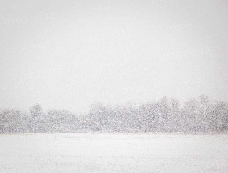 USA, New York State, Rockaway Beach, snowstorm. Photo : Jamie Grill Photography