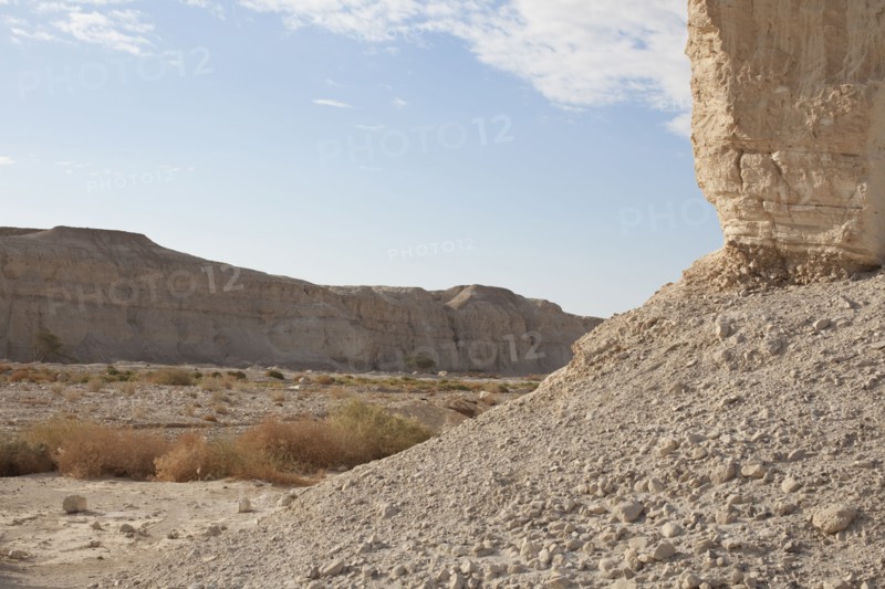 Israel, Dead Sea, desert landscape. Photo : Johannes Kroemer