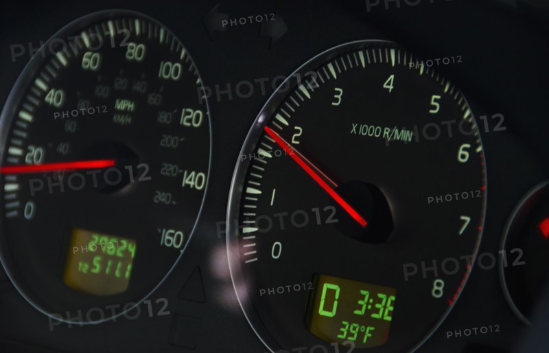 Speed and rpm meters.