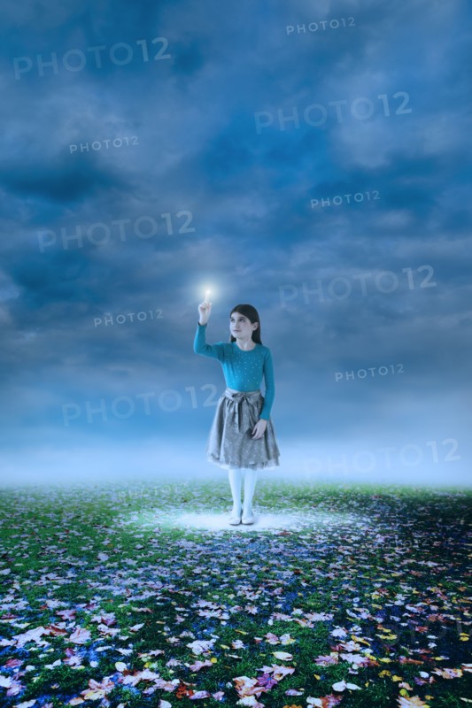 Digital composite with girl (10-11).