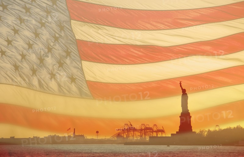 New York City, New York, American symbols.