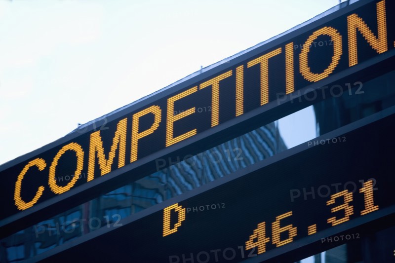 USA, New York State, New York City, Times Square, Stock Quotron, close-up. Photo : fotog
