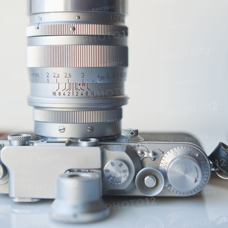 Antique camera, close-up.