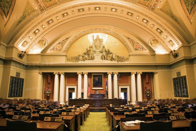 USA, Minneapolis, Minnesota, State Capitol building interior. Photo : Henryk Sadura