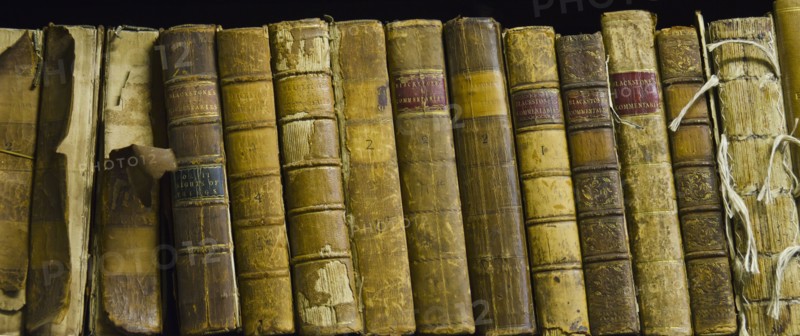 Antique books.