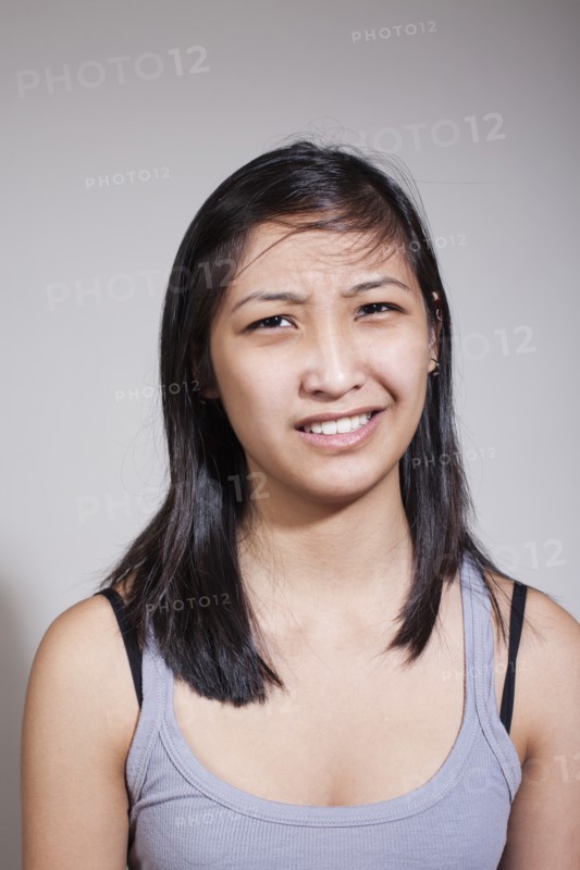 Disgust young woman. Photo : Winslow Productions