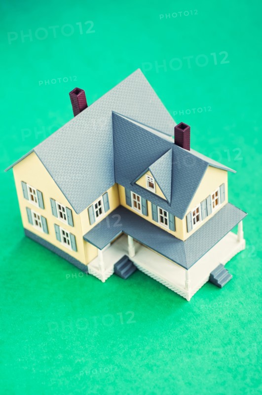 Studio shot of model of house. Photo: Antonio M. Rosario