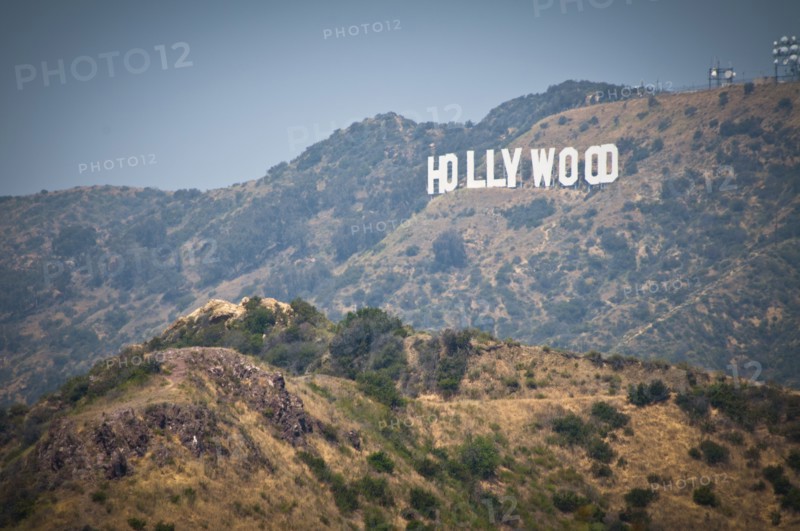 Hollywood sign on hill. Photo : Gary Weathers