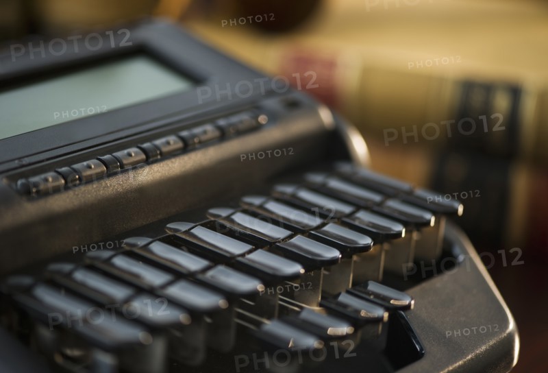 Stenograph machine. Photo : Daniel Grill