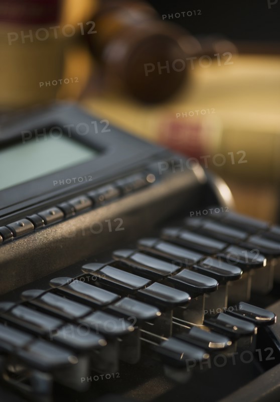 Stenograph machine. Photo: Daniel Grill