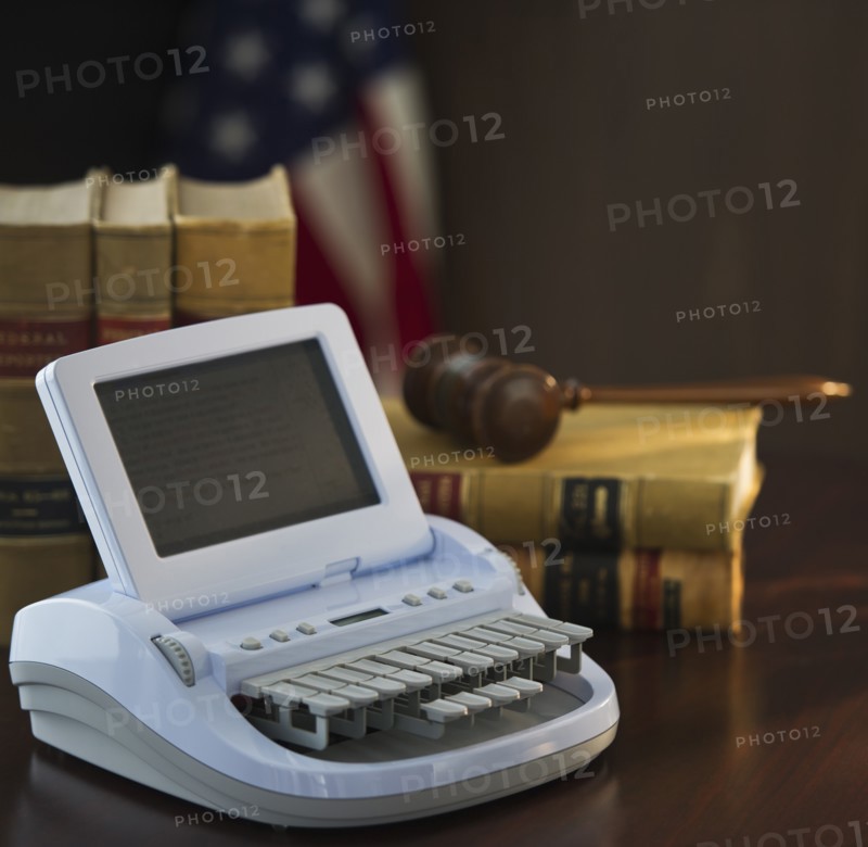 Stenograph machine. Photo : Daniel Grill
