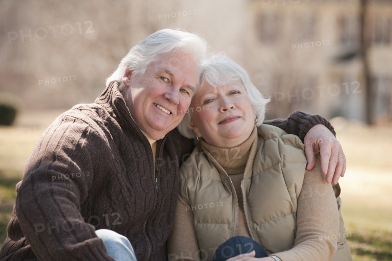 USA, Virginia, Richmond, portrait of senior couple. Photo : Mark Edward Atkinson