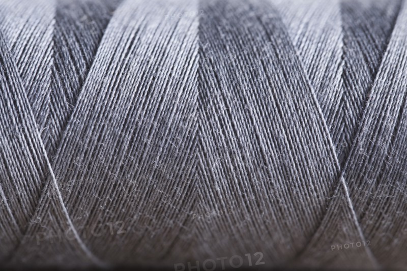 Close-up view of silver string spool. Photo: Kristin Lee