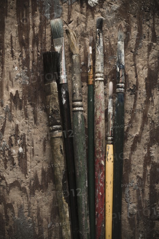 Selection of paintbrushes. Photo: Kristin Lee