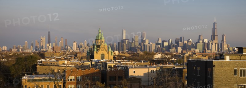USA, Illinois, Chicago skyline. Photo: Henryk Sadura