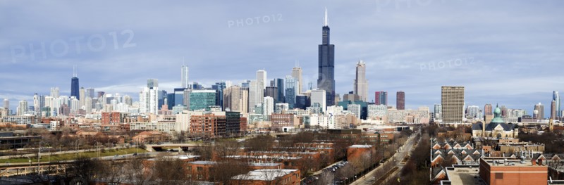 USA, Illinois, Chicago skyline. Photo: Henryk Sadura