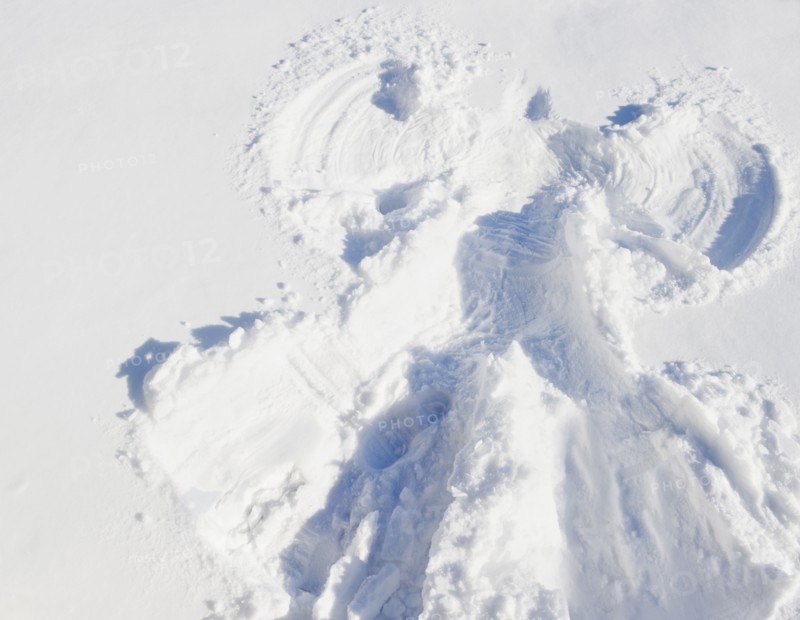 Snow angel. Photo: Jamie Grill Photography