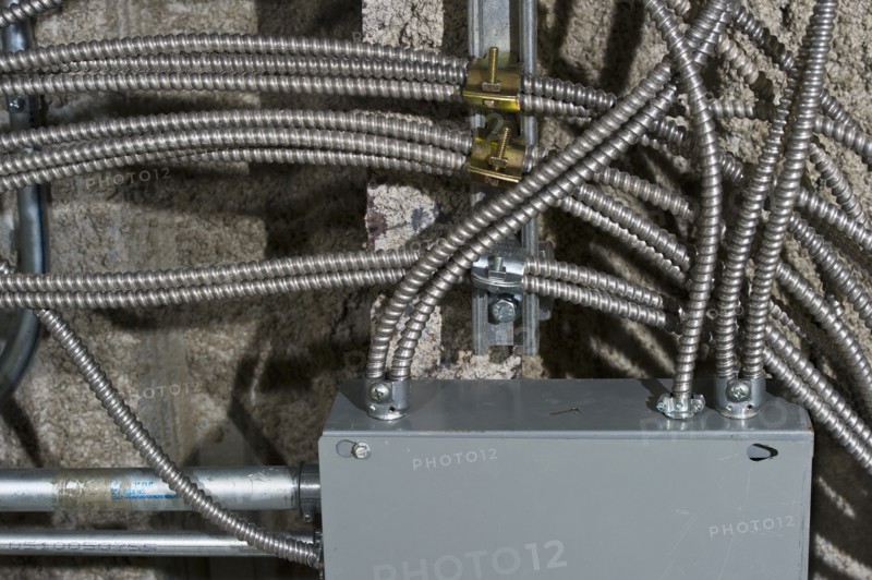 Electric wires.