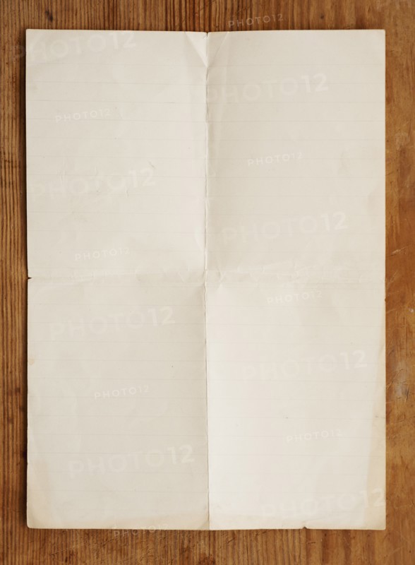 Close up of blank page.