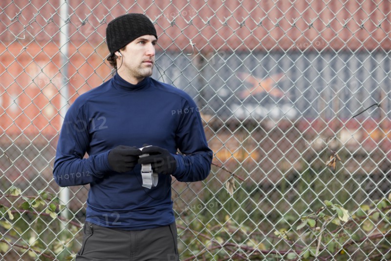 USA, Washington, Seattle, portrait of man in workout wear. Photo : Take A Pix Media