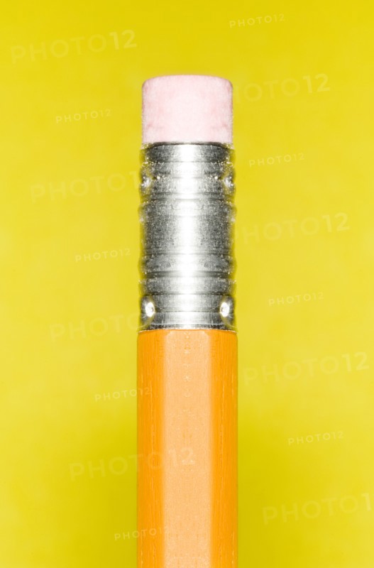 Close-up of pencil with eraser. Photo: Antonio M. Rosario