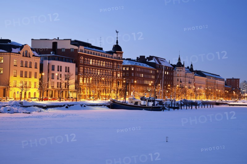 Finland, Helsinki, Ships moored in marina. Photo : Henryk Sadura