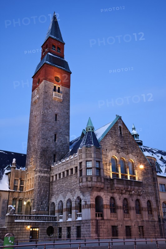 Finland, Helsinki, Finnish National Museum Building. Photo: Henryk Sadura