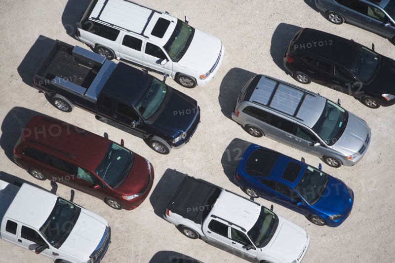 USA, Florida, Miami, Aerial view of car park. Photo : fotog