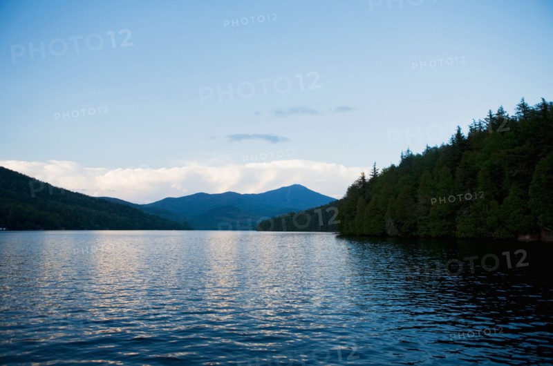 USA, New York State, View on Lake Placid. Photo : Chris Hackett