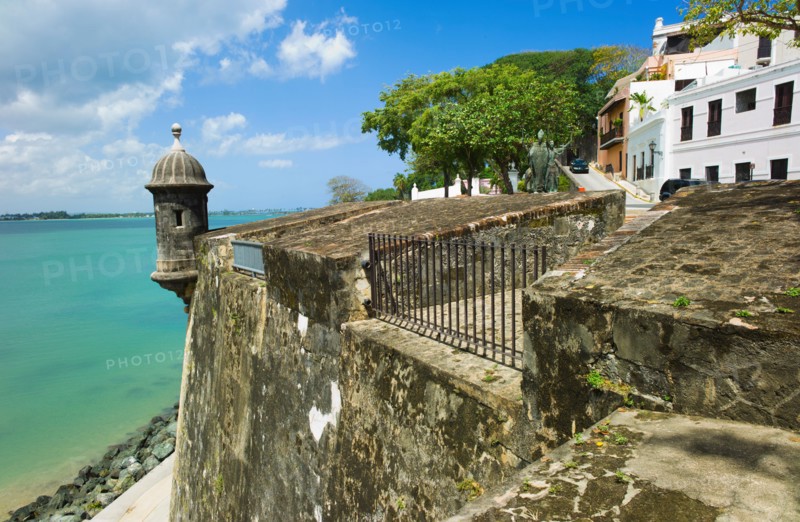 Puerto Rico, Old San Juan, El Morro Fortress.