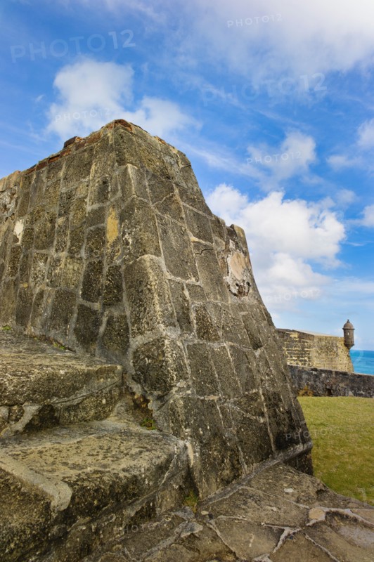 Puerto Rico, Old San Juan, El Morro Fortress.