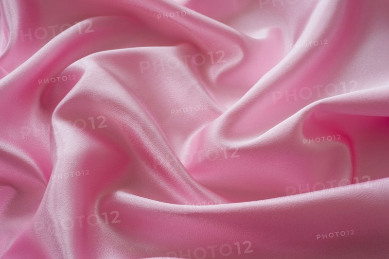 Pink silk.