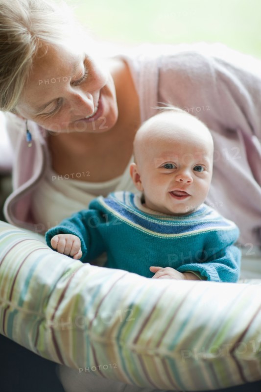 Mother with baby boy. Photo : Noah Clayton