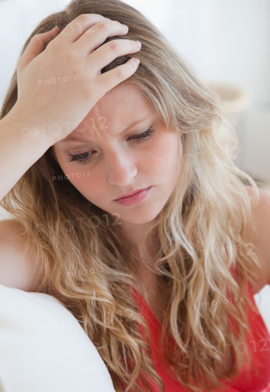 Portrait of young sad woman. Photo: Jamie Grill