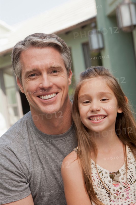 Portrait of father and daughter (6-7). Photo: Rob Lewine