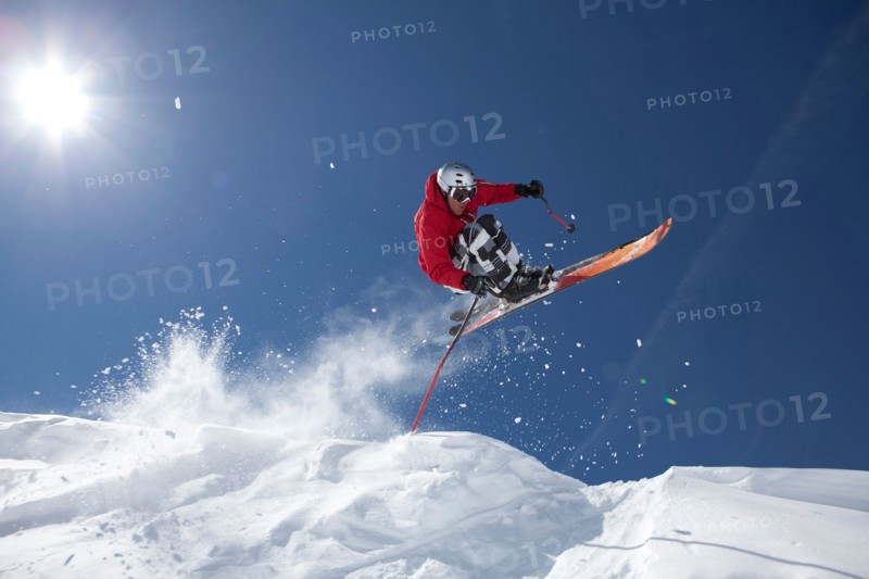Skiing Action
